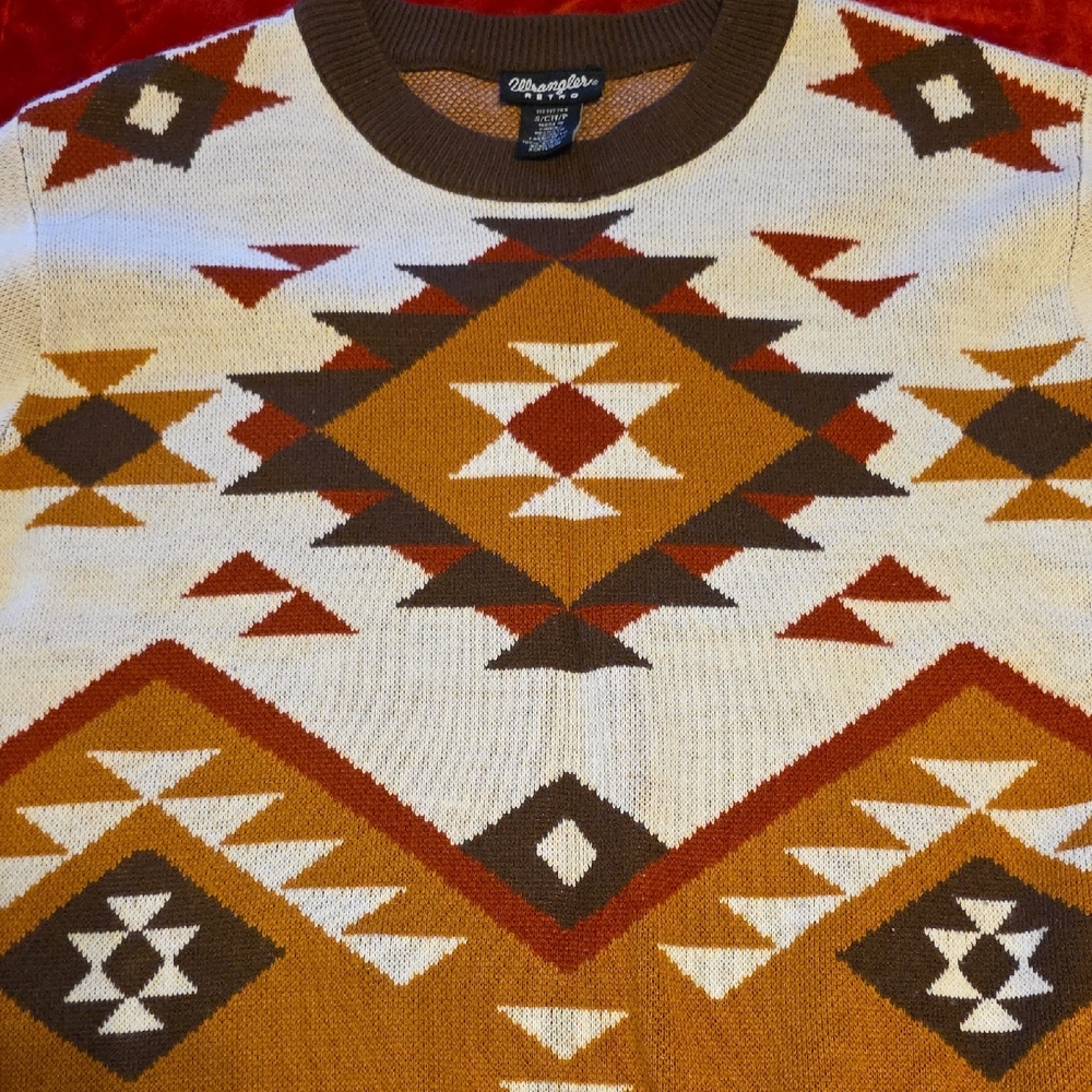 Geometric Patterned Sweater - Picture 3 of 7
